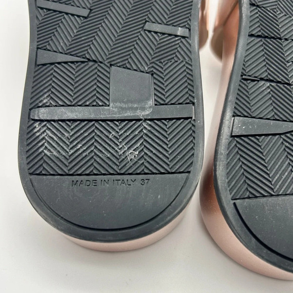 New jimmy Choo Rey slides rose gold size 37 display pair - Picture 11 of 13